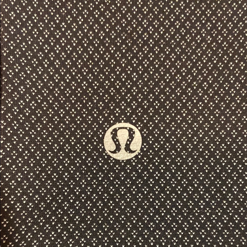 Lululemon Black&White Patterned Straight Leg Will Pant Leggings w/ Pockets